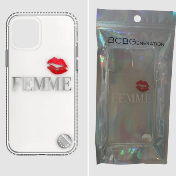 BCBGeneration Fierce & Femme iPhone Case Clear, NWT- iPhone 12 Pro Max - Picture 1 of 4